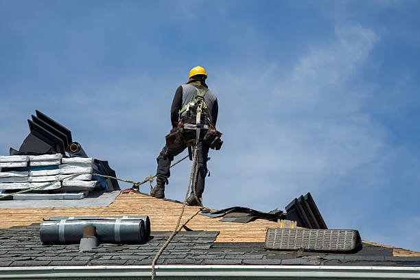 Professional Roofing technician working in New Bedford, PA